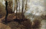 Corot Camille Path on the Rlo USA oil painting artist